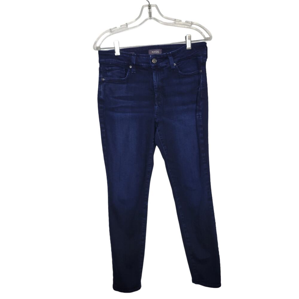 NYDJ Ami Skinny Ankle Jeans Sinclair Dark Wash Stretch Mid Rise Women 6 - Picture 2 of 12